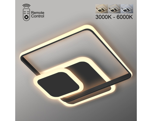 Lustra LED 86W negru PL-21812B