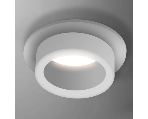 Встраиваемый светильник GU10 круглый белый PL-23424W