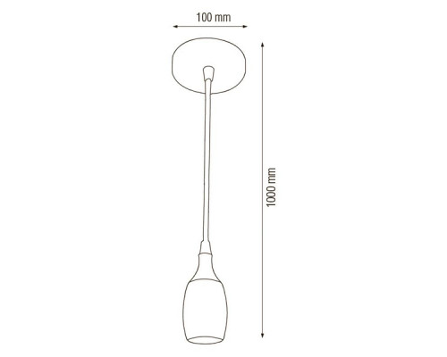 Lustra suspendata WEBER E27