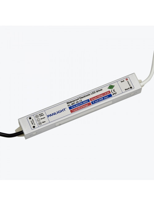 Трансформатор для светодиодной ленты 12V 3A 36W IP67 PL-WP-36-12 PANLIGHT