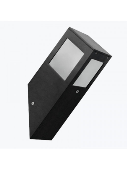 Садово-парковый светильник настенный KAVAK/SQ-1 черный макс.60W IP44 230V E27 075-015-0001