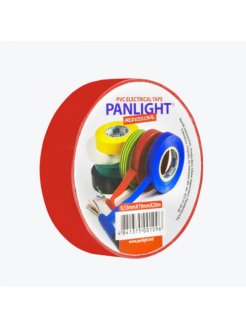 Изолента ПВХ красная 19x20 PANLIGHT
