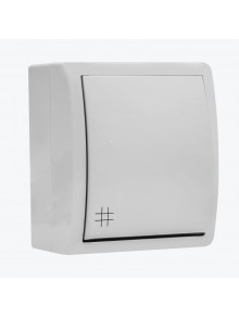Intrerupator unitar cruce exterior IP54 alb AQUA 1594251-030 SIMON 15