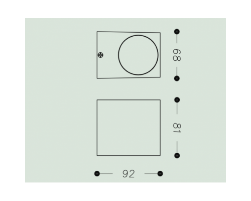 Настенный светильник TIAGO KW уличный max.35W GU10 IP54 черный LD-TIAGOGU10J-20KW