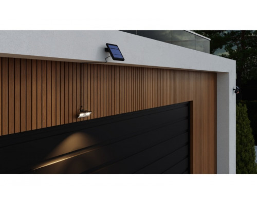 Светильник светодиодный с солнечной панелью DAVOS черный LD-DAVOS-1000-10