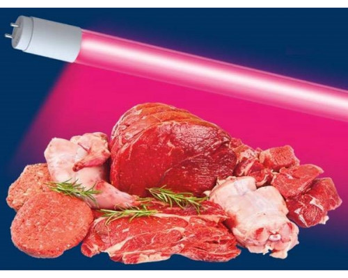 Tub LED OSRAM pentru carne T8 11.6W 1100Lm 1200mm G13 3300К 230V ST8 FOOD-1.2M