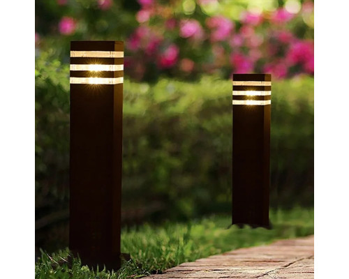 Садово-парковый светильник E27 max.10W 90x90x800mm IP44 черный PL-153480 PANLIGHT