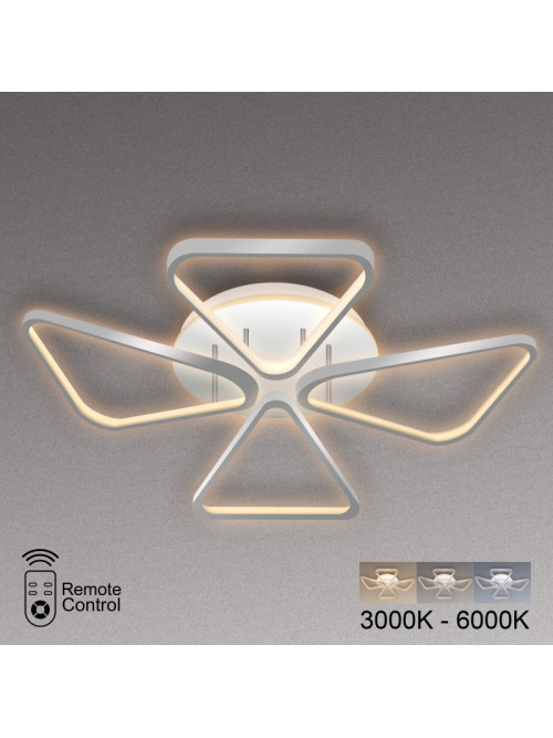 Светодиодная люстра 46W белая PL-21858W