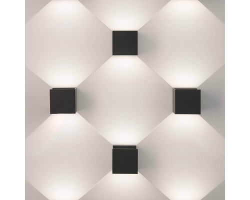 Светильник LED 6W 4000K уличный настенный IP54 230V 4000K черный PL-WLA06PW-BL