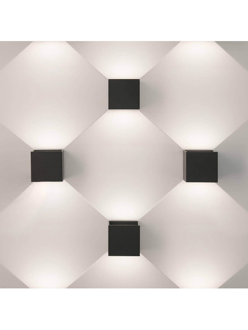 Светильник LED 6W 4000K уличный настенный IP54 230V 4000K черный PL-WLA06PW-BL