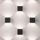 Светильник LED 6W 4000K уличный настенный IP54 230V 4000K черный PL-WLA06PW-BL