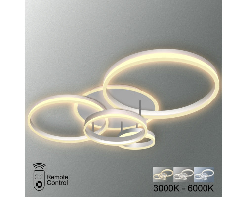 Lustra LED 150W alb PL-21817W