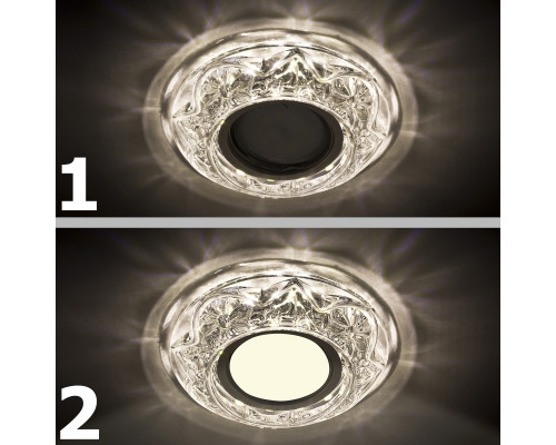 Встраиваемый светильник с подсветкой LED PL-098CL3W6