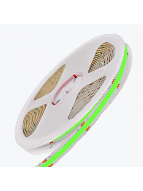 Светодиодная лента COB PL-COB384-G-24, IP-20, 8mm 24V, 10W/m, зеленый, 384led/m, 5m PANLIGHT