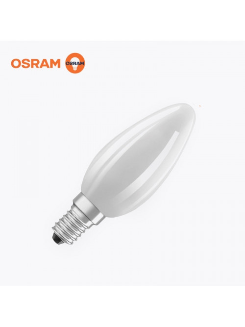 Светодиодная лампа филамент матовая OSRAM B60 6.5Вт 806 Лм E14 2700K