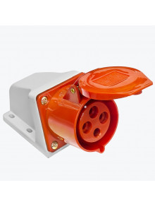 Розетка стационарная 124 3P+PE 32A 4P 380В IP44