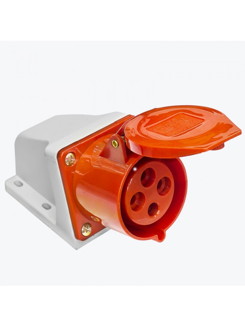 Розетка стационарная 124 3P+PE 32A 4P 380В IP44