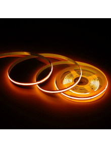 Светодиодная лента COB PL-COB384-OR-24, IP-20, 8mm 24V, 10W/m, оранжевый, 384led/m, 5m PANLIGHT