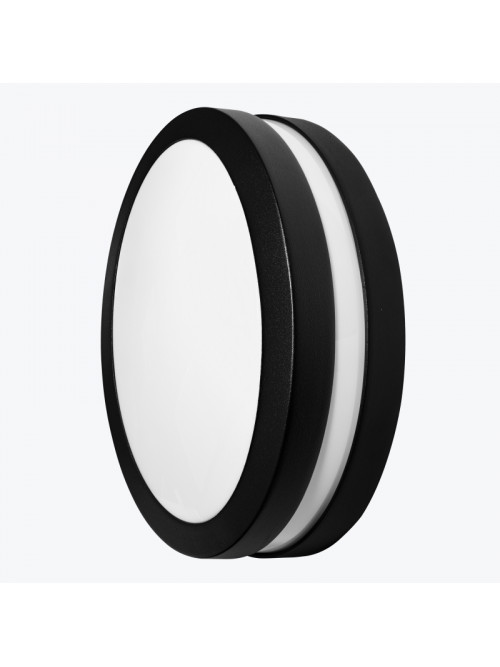 Светильник LED 9W 4000K уличный настенно-потолочный IP54 черный PL-14301P PANLIGHT
