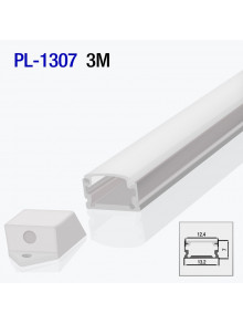 Алюминиевый профиль накладной для светодиодной ленты 3m/set 13.2*7mm PL-1307 3m PANLIGHT