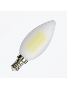 Светодиодная лампа филамент матовая PANLIGHT C37 5Вт 520 Лм E14 4000K PL-CAFF50144