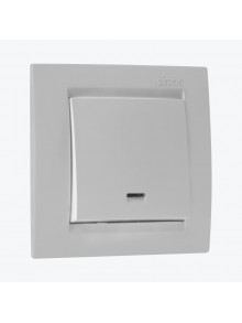 Întrerupător unitar cu indicator LED alb 1591104-030 SIMON 15