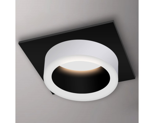 Spot incorporat GU10 patrat negru PL-23423B