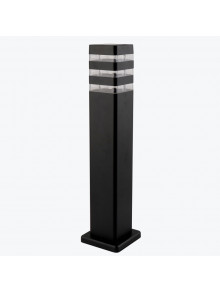 Садово-парковый светильник E27 max.10W 90x90x500mm IP44 черный PL-153450 PANLIGHT