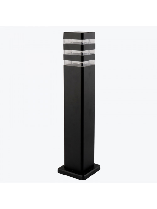 Садово-парковый светильник E27 max.10W 90x90x500mm IP44 черный PL-153450 PANLIGHT