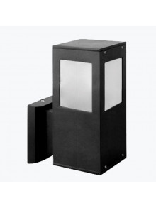 Садово-парковый светильник настенный KAVAK/SQ-2 черный макс.60W IP44 230V E27 075-015-0002