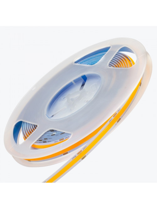 Светодиодная лента COB PL-COB384-OR-24, IP-20, 8mm 24V, 10W/m, оранжевый, 384led/m, 5m PANLIGHT