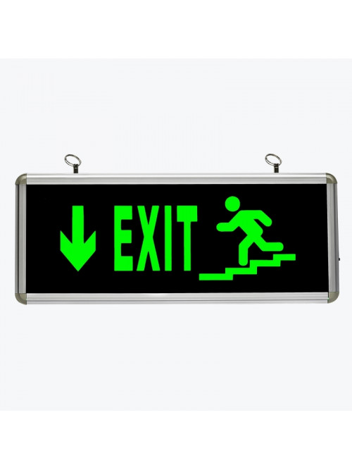 Светильник аварийный LED аккумуляторный PL-EXDW УКАЗАТЕЛЬ СТРЕЛКА ЛЕСТНИЦЫ ВНИЗ EXIT