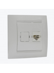 Priza telefon unitara RJ11 alba 1591480-030 SIMON 15