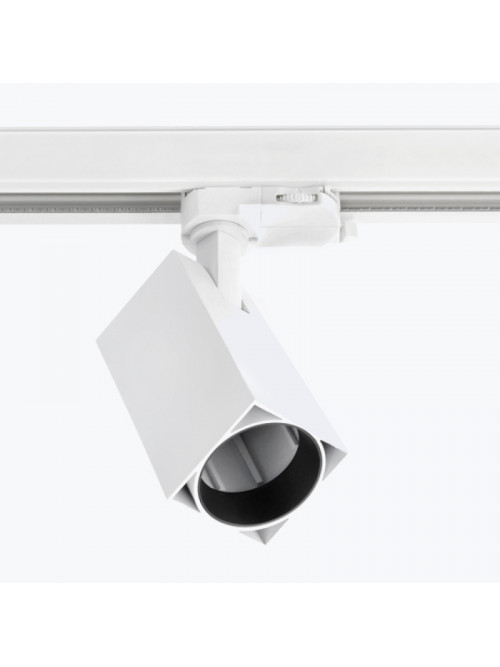 Трековый светильник LIMA GU10 однофазный квадратный белый max.20Вт IP20 XLT-LMAGU10KB-NB
