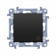 Buton sonerie negru mat CD1.01/49 SIMON 10