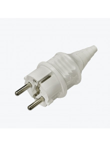 Вилка прямая с заземлением 16A 220В IP44