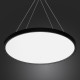 Плафон потолочный LED 50W 3CCT PL-CL50X3CCT-BL 230V IP20 черный 600x27 Ultra Slim PANLIGHT