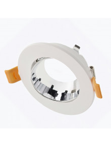 Встраиваемый светильник ARIES 90X30mm IP20 круглый белый/хром OP-ARIOK-23