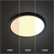 Плафон потолочный LED 24W 3CCT PL-CL24X3CCT-BL 230V IP20 черный 310x25 Ultra Slim PANLIGHT