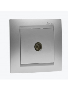 Priza unitara TV alluminiu 1591475-033  SIMON 15