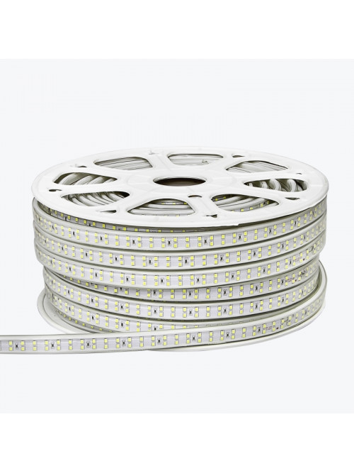 Светодиодная лента  220V  SMD2835A  7.5 Вт  IP68  (6500K)