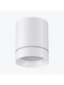 Точечный накладной светодиодный светильник LED 12W 4000K круглый белый PL-2343512W
