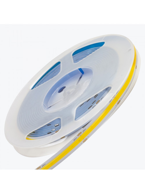 Светодиодная лента COB PL-COB528-WW-24, IP-20, 10mm 24V, 14W/m, 3000K, 528led/m, 5m PANLIGHT