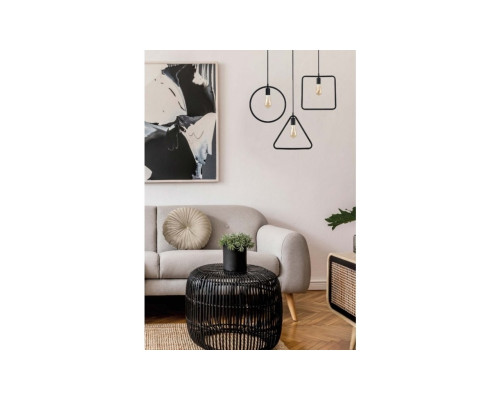 Lustra suspendata LIJA 2614 1xE27 max 40W IP20 29cmx10cm negru OS-LI-E27-10-DEC