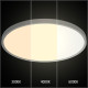 Плафон потолочный LED 50W 3CCT PL-CL50X3CCT-WH 230V IP20 белый 600x27 Ultra Slim PANLIGHT