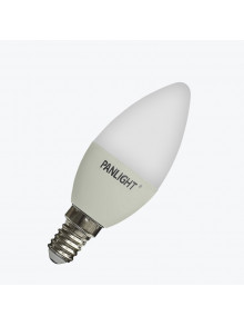 Светодиодная лампа PANLIGHT C37 7Вт 520 Лм E14 6000K PL-CAP70146
