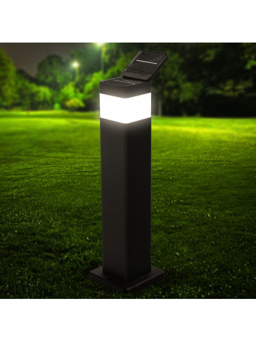 Светильник на солнечной батарее LED 2W 4000K IP44 садовый PL-131550SE черный PANLIGHT
