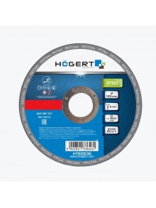 Диск шлифовальный по металлу 125x6,0x22 мм HT6D636B HOEGERT