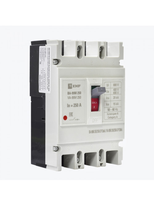 Автоматический выключатель ВА-99МL 250/250А 3P 20кА EKF Basic