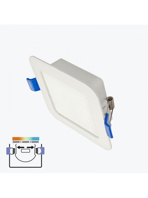 Спот LED квадратный встр. 6W 3CCT белый PL-US06PP3CCT PANLIGHT